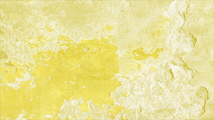 yellow paint on wall
