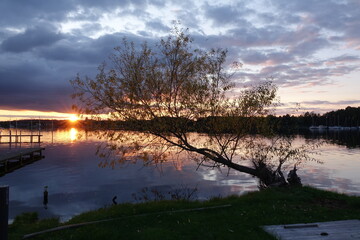 Abend am Schwielochsee