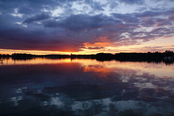 Abend am Schwielochsee