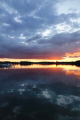 Abend am Schwielochsee