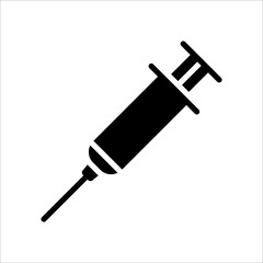 Fototapeta premium syringe icon vector design template