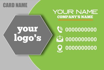 simple business card name