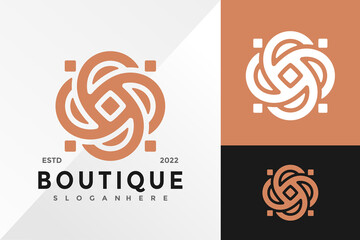 Beauty Boutique Logo Design Vector illustration template