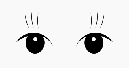 Cat eyes symbol.