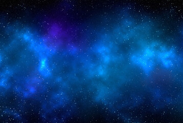 Obraz na płótnie Canvas Space background with stardust and shining stars. Realistic cosmos and color nebula. Colorful galaxy. 3d illustration