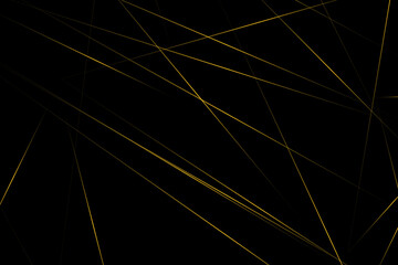 Abstract black with gold lines, triangles background modern design. Vector illustration EPS 10.