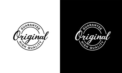 Fototapeta premium original emblem label logo design template illustration