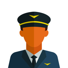 Pilot icon vector isolated on a white background can be used for your web and mobile application designs.