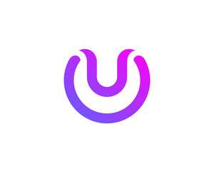 Obraz premium Letter U logo icon design template elements