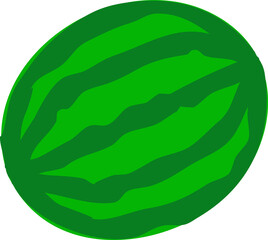 illustration of watermelon