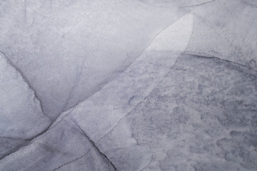Abstract gray ink watercolor background. Black paint stains and spots in water, luxury fluid liquid art wallpaper