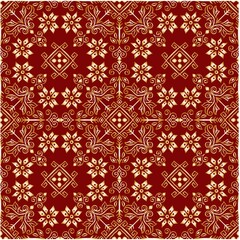 Mandala seamless pattern floral ornament	