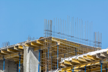 Site buildings under construction