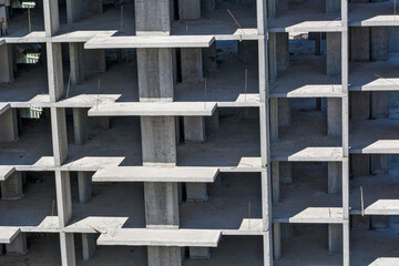 Site buildings under construction