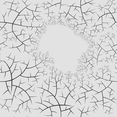vector seamless plant texture thicket of thorns - 485574134