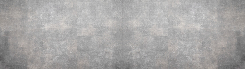Gray grey white stone concrete cement tiles texture wall floor background panorama banner long. - obrazy, fototapety, plakaty