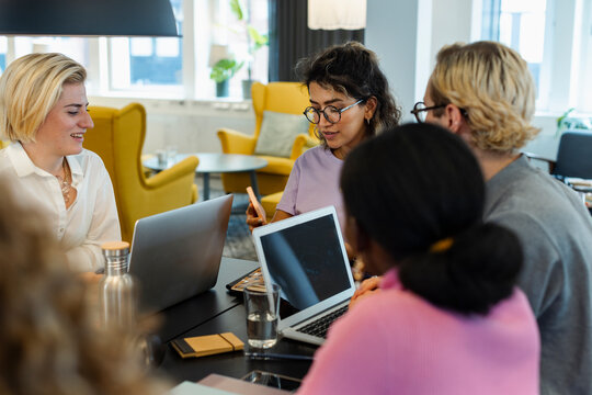 Business people having meeting in conference room