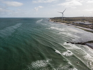 Luftaufnahme D&auml;nemark Fischfabrik Hanstholm