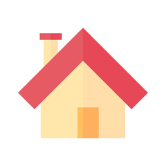 Modern house icon. Real estate and buildings. Vectors.