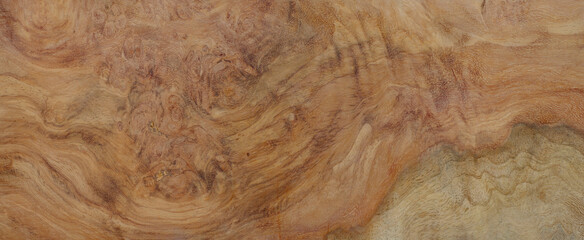Panele Szklane  Natural Afzelia burl wood striped is a wooden beautiful pattern for background