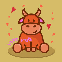 bull in love
