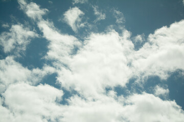 blue sky with clouds