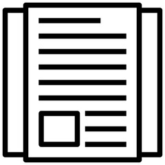 DOCUMENTS line icon,linear,,graphic,illustration