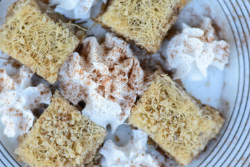 Sweet desert breakfast organic tasty