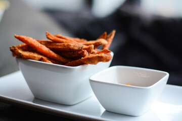Lunch Sweet Potato Fries Tasty