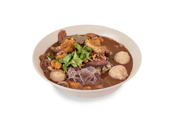 rice noodle soup with pork