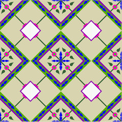 Obraz premium Colorful Geometric Pattern Vector For printing on surfaces