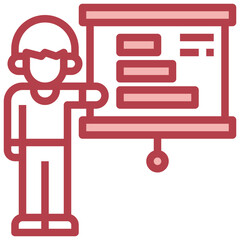 GRAPH red line icon,linear,outline,graphic,illustration