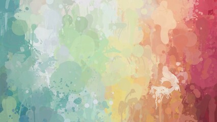 paint like illustration abstract background with color splash texture