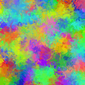 Abstract background with colorful splash painting texture. Colorful tie dye background