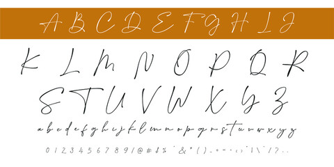 Alphabet letters font set. Classic patterns, custom logos, poster. Typographic classic style font, vector illustration