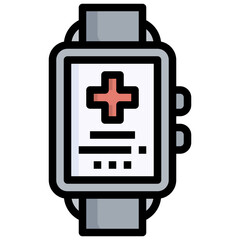 MEDICAL APP filled outline icon,linear,outline,graphic,illustration