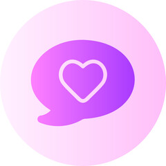 chat gradient icon
