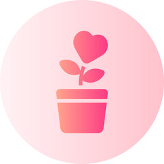 plant gradient icon