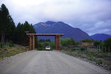 road to the mountains, Lanin