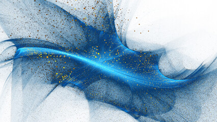 Beautiful abstract background for art projects, cards, business, posters. 3D illustration, computer-generated fractal