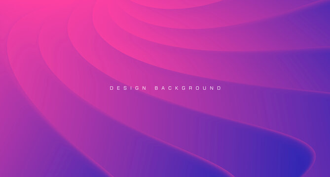Abstract vector background with 3d pink waves, stratching and creating texture
