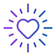 heart gradient icon