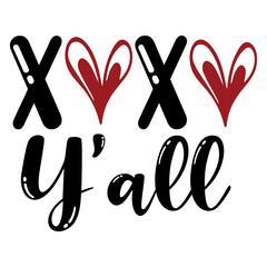 Xoxo Y'all SVG