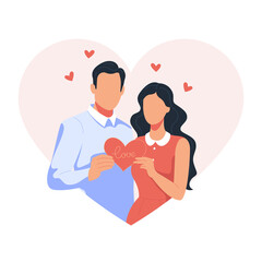 couple with heart