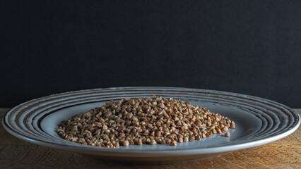buckwheat on a plate