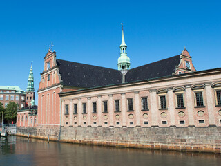 Historic parish church, Holmen church in the central Copenhagen, historic building from 17th century