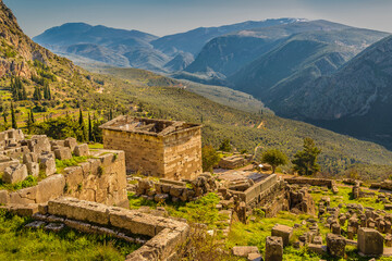 Delphi Sanctuary, Phocis, Greece