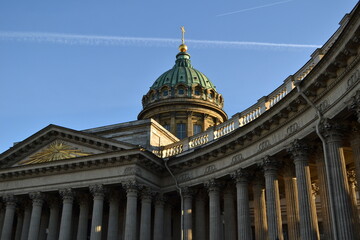 Fototapeta na wymiar Kazan Cathedral in St. Petersburg 