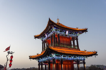 Obraz premium Amazing landmark in the historical city of Xi'An, ancient capital of China