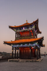 Fototapeta premium Amazing landmark in the historical city of Xi'An, ancient capital of China
